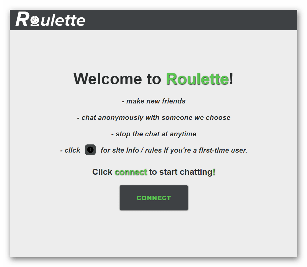Roulette Chat Sample