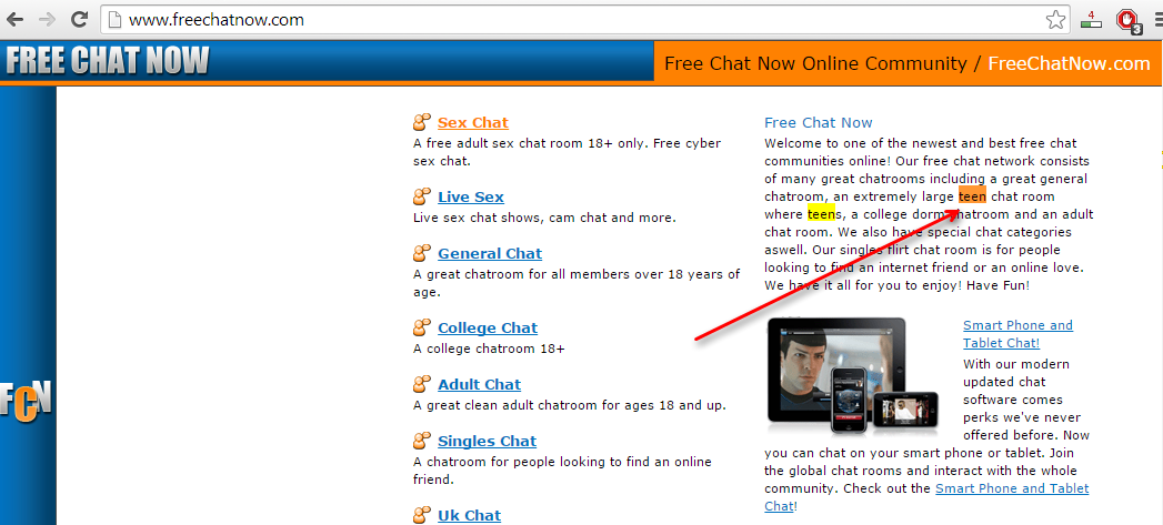 Teen Chat Room