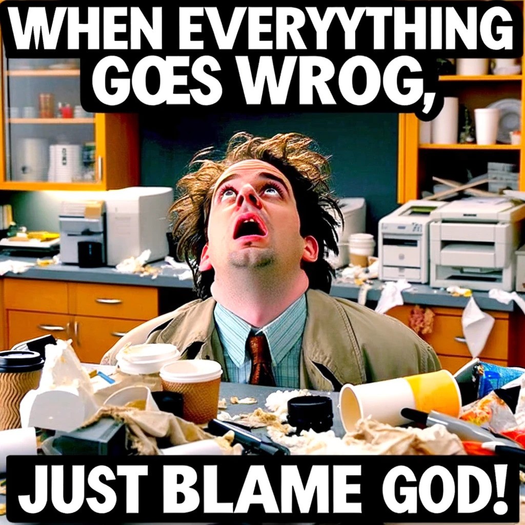 blame god for every mess you do meme.jpg
