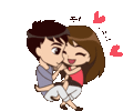 Cute Love Sticker - Cute Love Couple - Discover & Share GIFs.gif