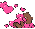 Brown Love Sticker - Brown Love Kiss - Discover & Share GIFs.gif