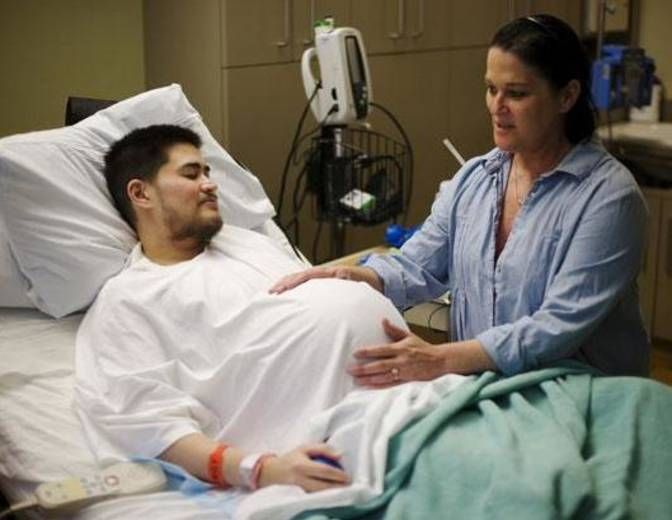 Pin on man that give birth see video and like and comment please ...